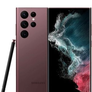 Verizon Samsung S22 Ultra (burgundy) 128GB - in excellent condition